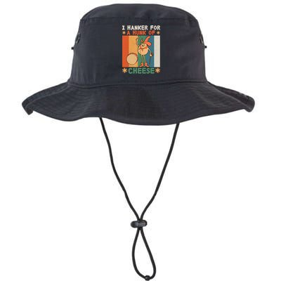 I Hanker For A Hunk Of Cheese Retro Bucket Hat