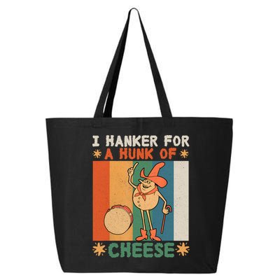I Hanker For A Hunk Of Cheese Retro 25L Jumbo Tote