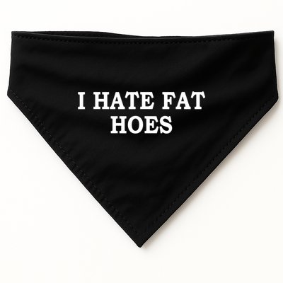 I Hate Fat Hoes Apparel USA-Made Doggie Bandana