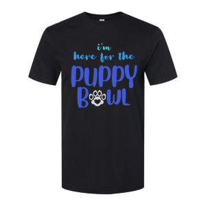 I'm Here For The Puppy Bowl Funny Cute Dog Lover Softstyle CVC T-Shirt