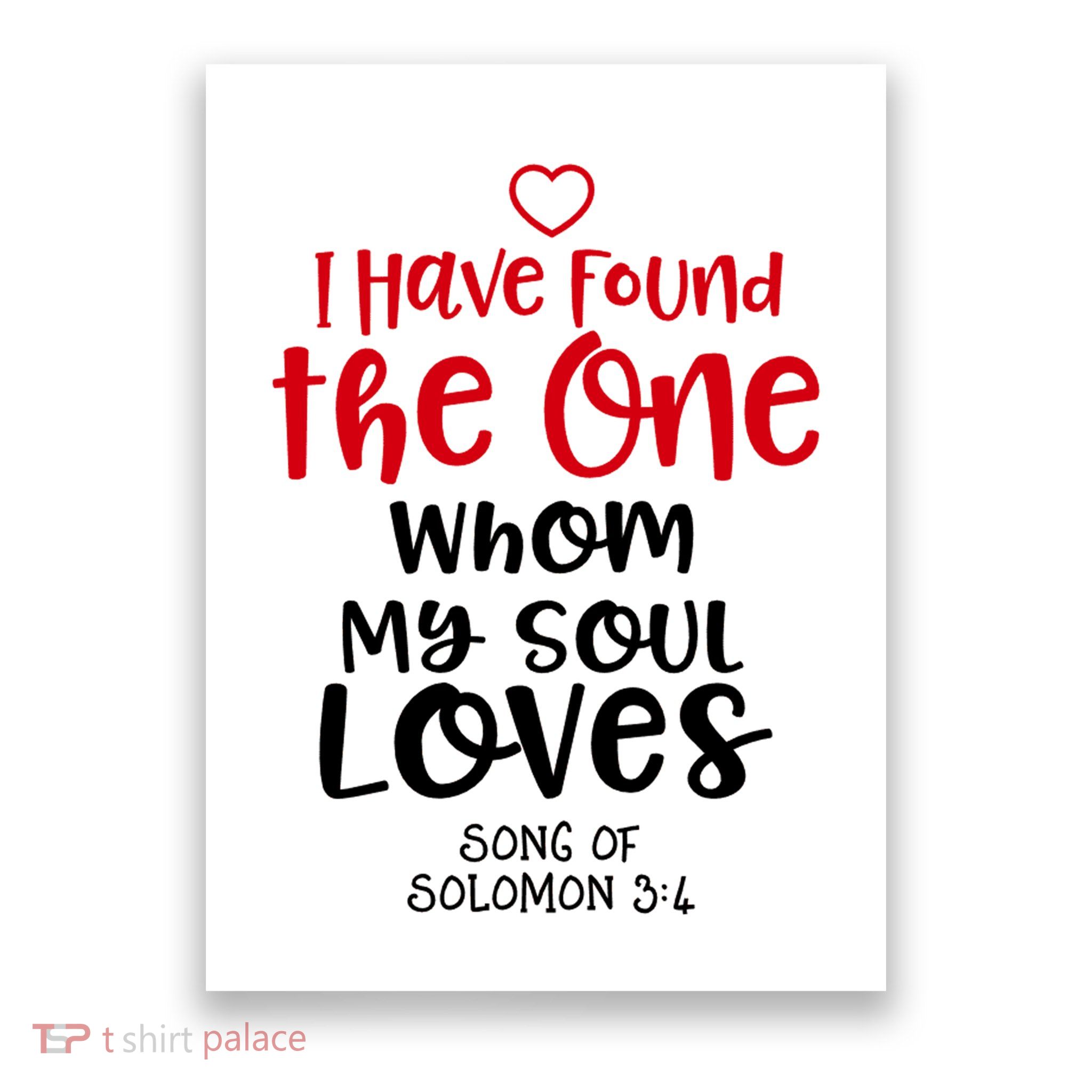 I Have Found The One Whom My Soul Loves Song Of Solomon 3:4 Poster