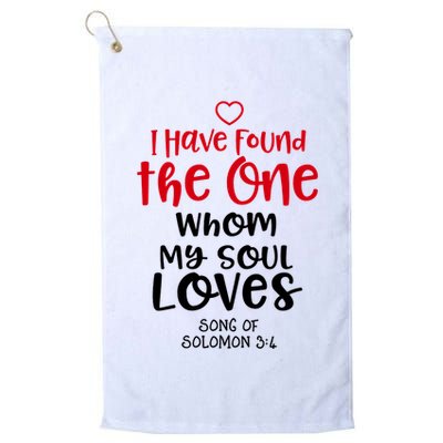 I Have Found The One Whom My Soul Loves Song Of Solomon 3:4 Golf Towel