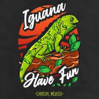 Iguana Have Fun Cancun Mexico Cool Comfort Performance Bucket Hat