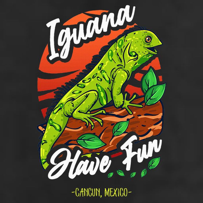 Iguana Have Fun Cancun Mexico Cool Comfort Performance Bucket Hat
