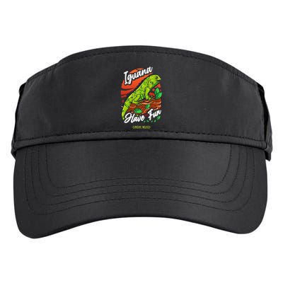 Iguana Have Fun Cancun Mexico Adult Drive Performance Visor