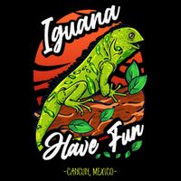 Iguana Have Fun Cancun Mexico Baby Bodysuit