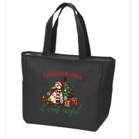 I Had Fun Once It Was Awful Funny Goose Christmas Meme Zip Tote Bag