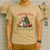 I Had Fun Once It Was Awful Funny Goose Christmas Meme T-Shirt