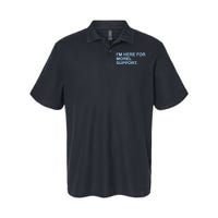 IM Here For Morel Support Softstyle Adult Sport Polo