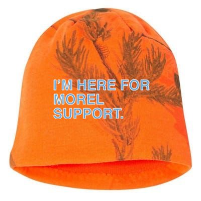 IM Here For Morel Support Kati - Camo Knit Beanie