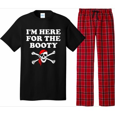 IM Here For The Booty Funny Puns Pirate Pajama Set