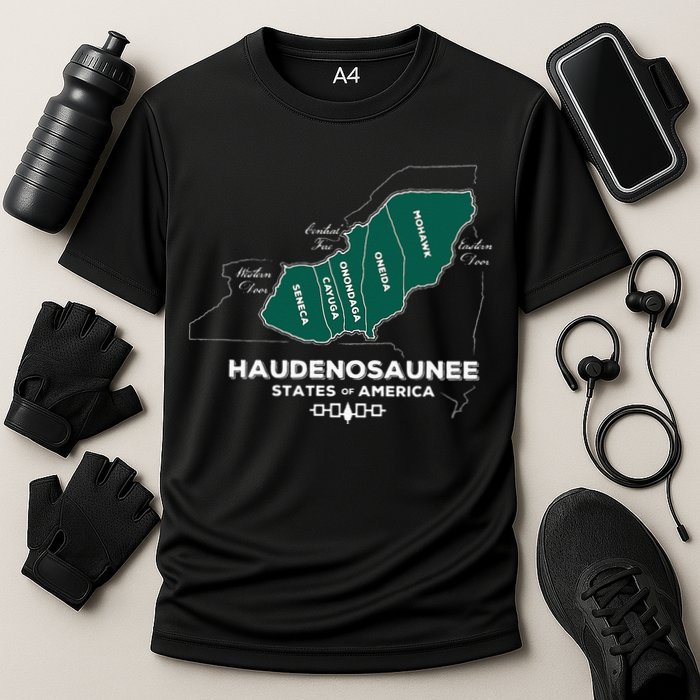 Iroquois Haudenosaunee Five Nations Mohawk Oneida Onondaga Cooling Performance Crew T-Shirt