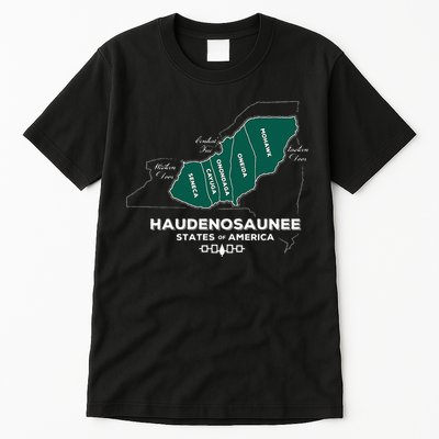 Iroquois Haudenosaunee Five Nations Mohawk Oneida Onondaga Tall T-Shirt
