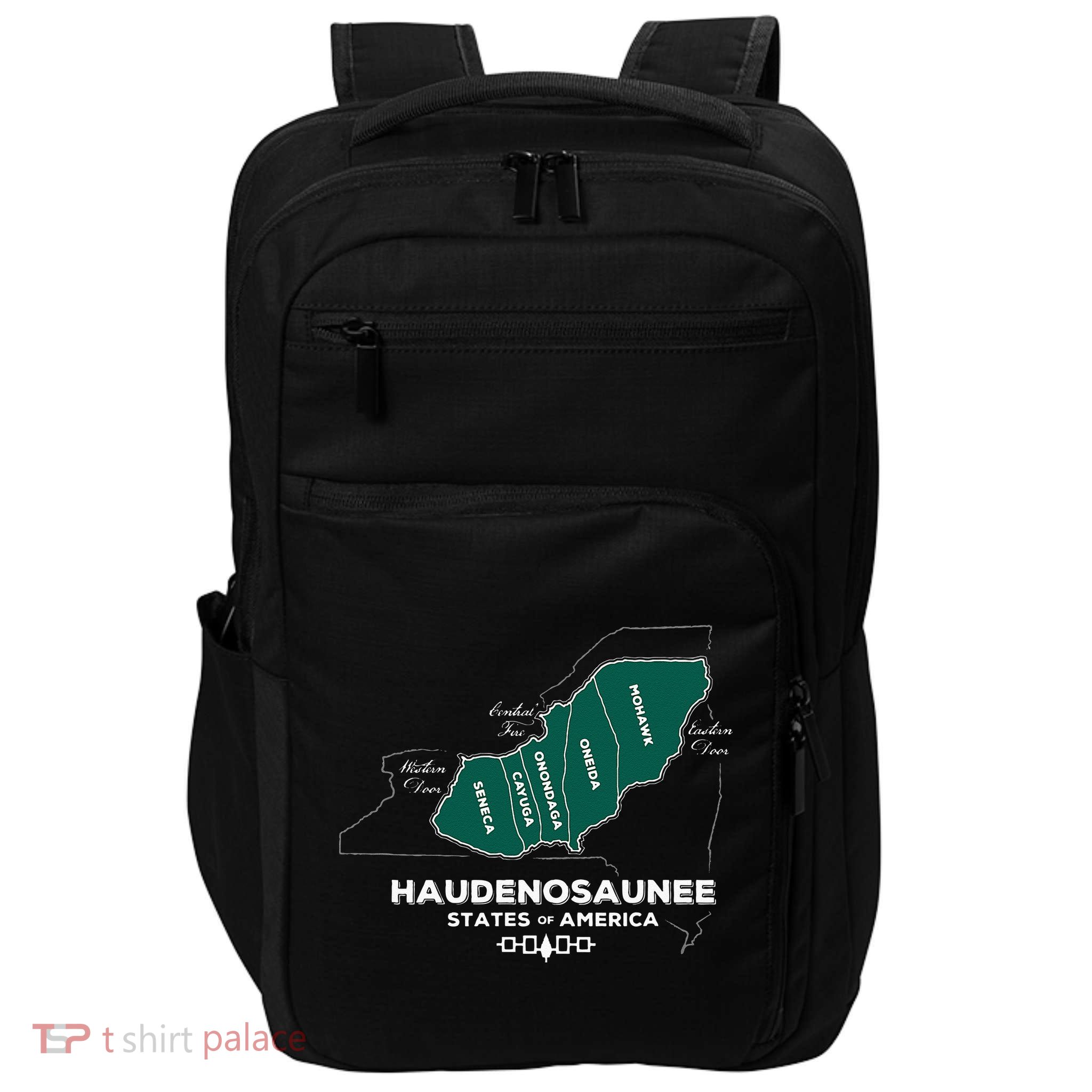 Iroquois Haudenosaunee Five Nations Mohawk Oneida Onondaga Impact Tech Backpack