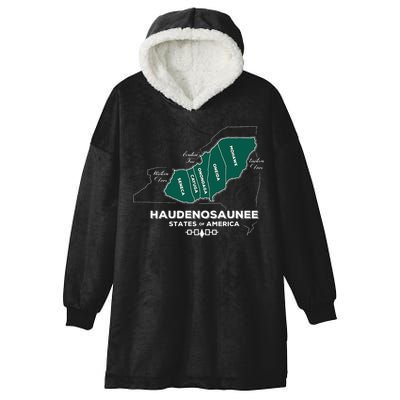 Iroquois Haudenosaunee Five Nations Mohawk Oneida Onondaga Hooded Wearable Blanket