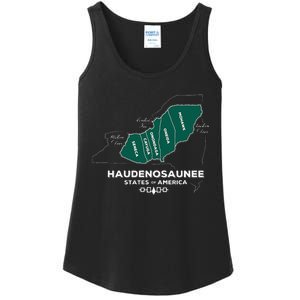 Iroquois Haudenosaunee Five Nations Mohawk Oneida Onondaga Ladies Essential Tank