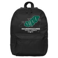 Iroquois Haudenosaunee Five Nations Mohawk Oneida Onondaga 16 in Basic Backpack