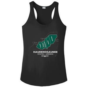 Iroquois Haudenosaunee Five Nations Mohawk Oneida Onondaga Ladies PosiCharge Competitor Racerback Tank