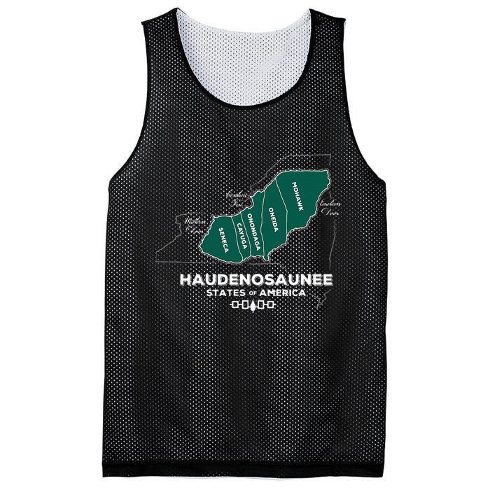 Iroquois Haudenosaunee Five Nations Mohawk Oneida Onondaga Mesh Reversible Basketball Jersey Tank