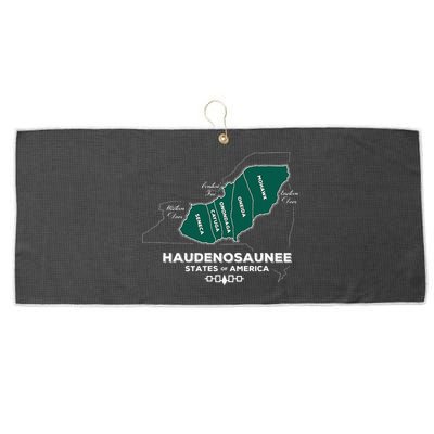 Iroquois Haudenosaunee Five Nations Mohawk Oneida Onondaga Large Microfiber Waffle Golf Towel