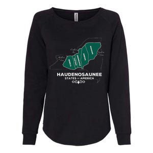 Iroquois Haudenosaunee Five Nations Mohawk Oneida Onondaga Womens California Wash Sweatshirt