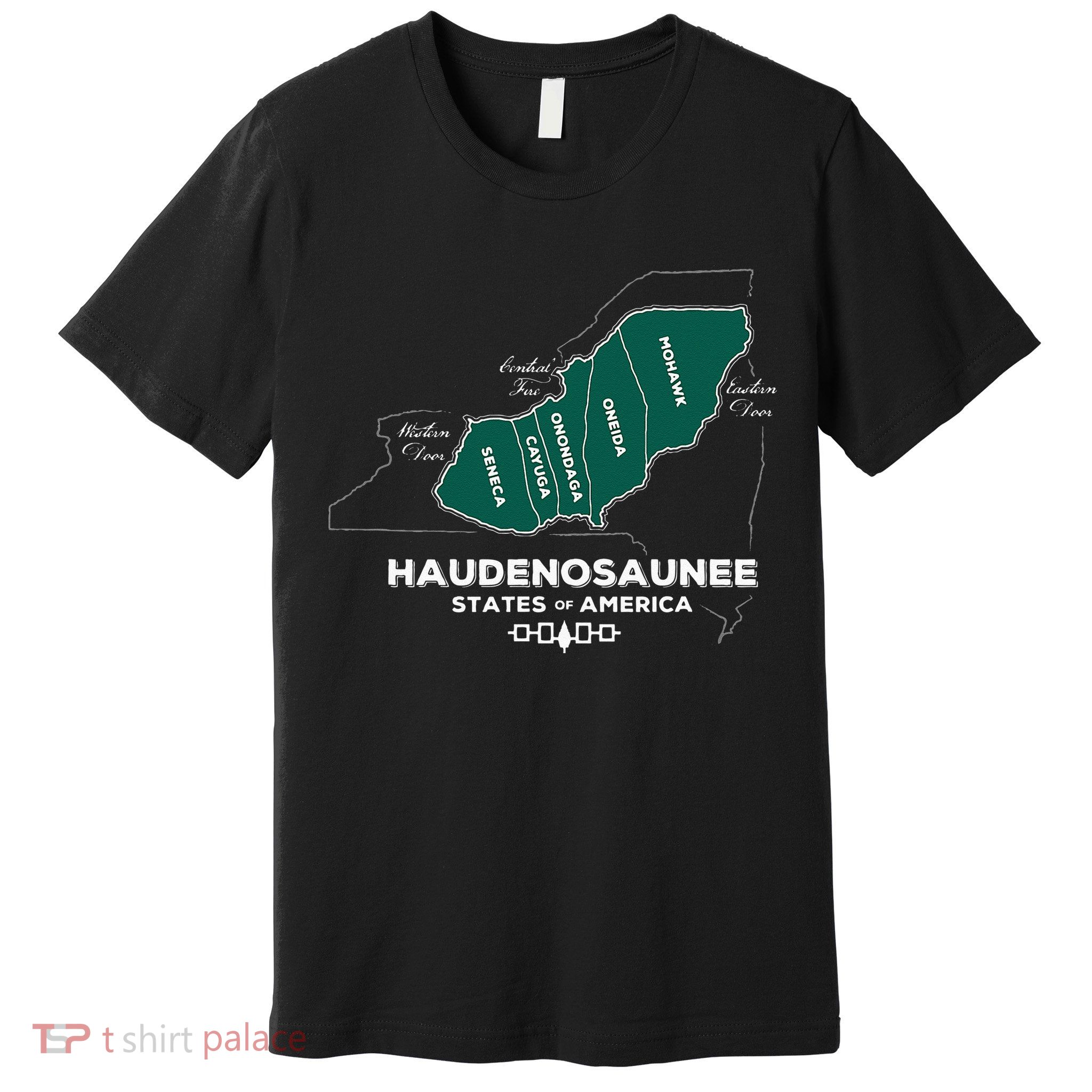 Iroquois Haudenosaunee Five Nations Mohawk Oneida Onondaga Premium T-Shirt