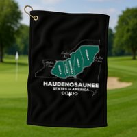 Iroquois Haudenosaunee Five Nations Mohawk Oneida Onondaga Golf Towel