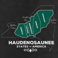 Iroquois Haudenosaunee Five Nations Mohawk Oneida Onondaga Golf Towel