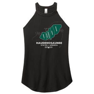 Iroquois Haudenosaunee Five Nations Mohawk Oneida Onondaga Women's Perfect Tri Rocker Tank