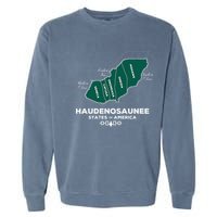 Iroquois Haudenosaunee Five Nations Mohawk Oneida Onondaga Garment-Dyed Sweatshirt