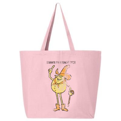 I Hanker For A Hunk O Cheese Authentic Distressed 25L Jumbo Tote