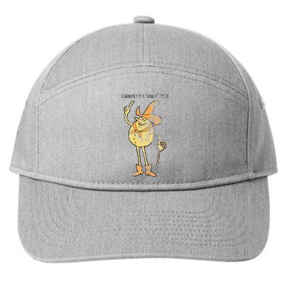 I Hanker For A Hunk O Cheese Authentic Distressed 7-Panel Snapback Hat