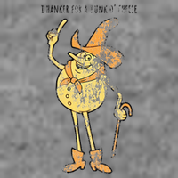 I Hanker For A Hunk O Cheese Authentic Distressed Toddler Hoodie