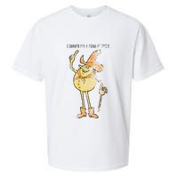 I Hanker For A Hunk O Cheese Authentic Distressed Sueded Cloud Jersey T-Shirt