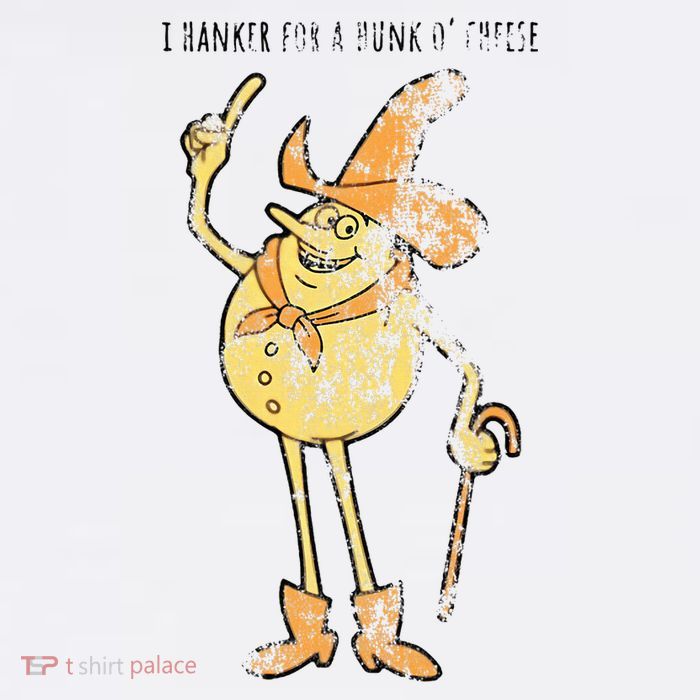 I Hanker For A Hunk O Cheese Authentic Distressed Cool Comfort Performance Bucket Hat