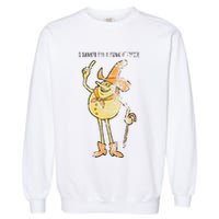 I Hanker For A Hunk O Cheese Authentic Distressed Garment-Dyed Sweatshirt