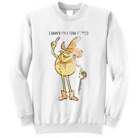 I Hanker For A Hunk O Cheese Authentic Distressed Sweatshirt