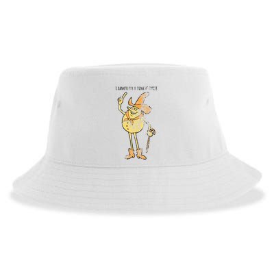 I Hanker For A Hunk O Cheese Authentic Distressed Sustainable Bucket Hat