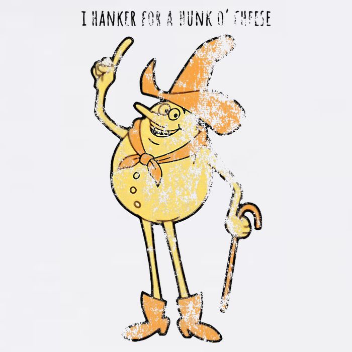 I Hanker For A Hunk O Cheese Authentic Distressed Sustainable Bucket Hat