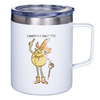 I Hanker For A Hunk O Cheese Authentic Distressed 12oz Stainless Steel Coffee Mug