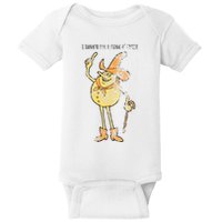 I Hanker For A Hunk O Cheese Authentic Distressed Baby Bodysuit