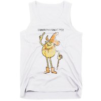 I Hanker For A Hunk O Cheese Authentic Distressed Tank Top