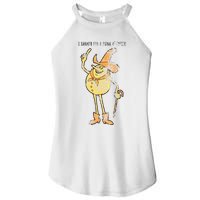 I Hanker For A Hunk O Cheese Authentic Distressed Women's Perfect Tri Rocker Tank
