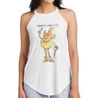 I Hanker For A Hunk O Cheese Authentic Distressed Women's Perfect Tri Rocker Tank