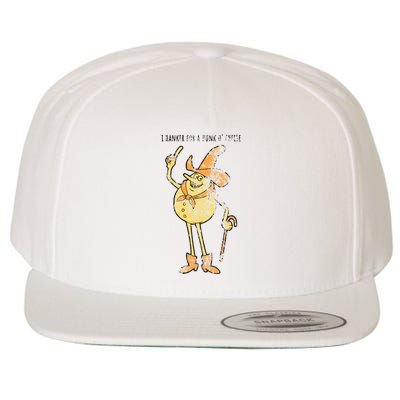 I Hanker For A Hunk O Cheese Authentic Distressed Wool Snapback Cap