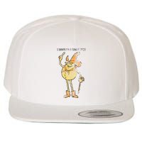 I Hanker For A Hunk O Cheese Authentic Distressed Wool Snapback Cap