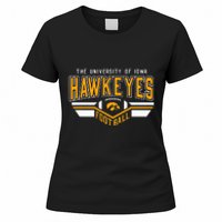 I.O.W.A. Hawkeyes Football Turf Black Women's T-Shirt