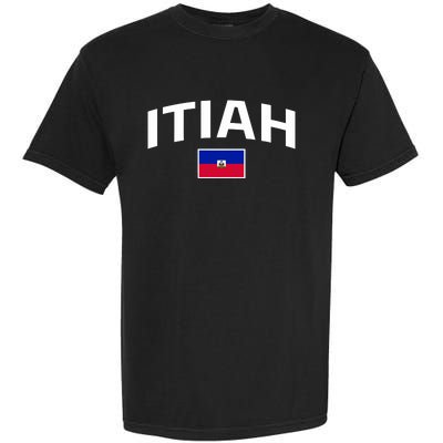 Itiah Haiti Flag Garment-Dyed Heavyweight T-Shirt