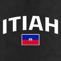 Itiah Haiti Flag 7 Panel Mesh Trucker Snapback Hat