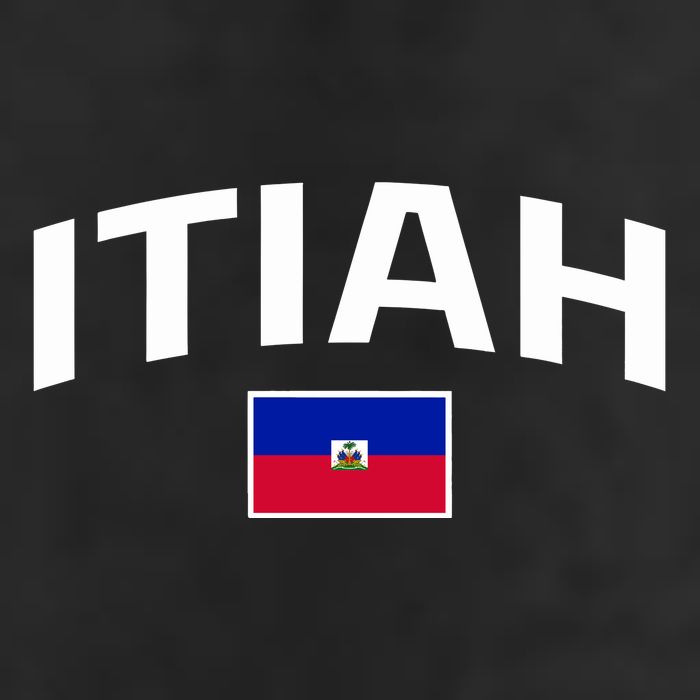 Itiah Haiti Flag 7 Panel Mesh Trucker Snapback Hat